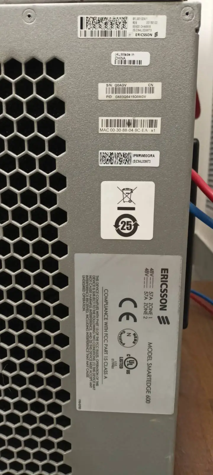 Redback Ericsson SE600 SmartEdge - widok 2