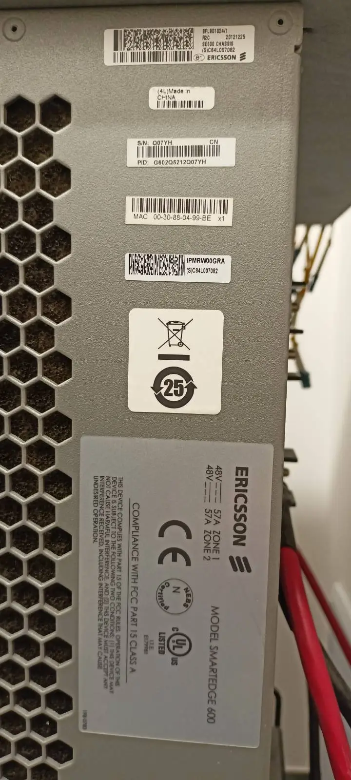 Redback Ericsson SE600 SmartEdge - widok 4