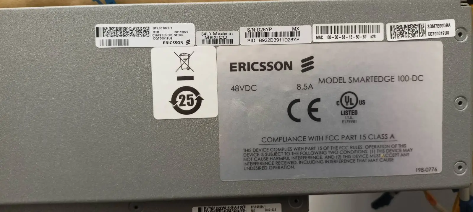 Redback Ericsson SE600 SmartEdge - widok 5